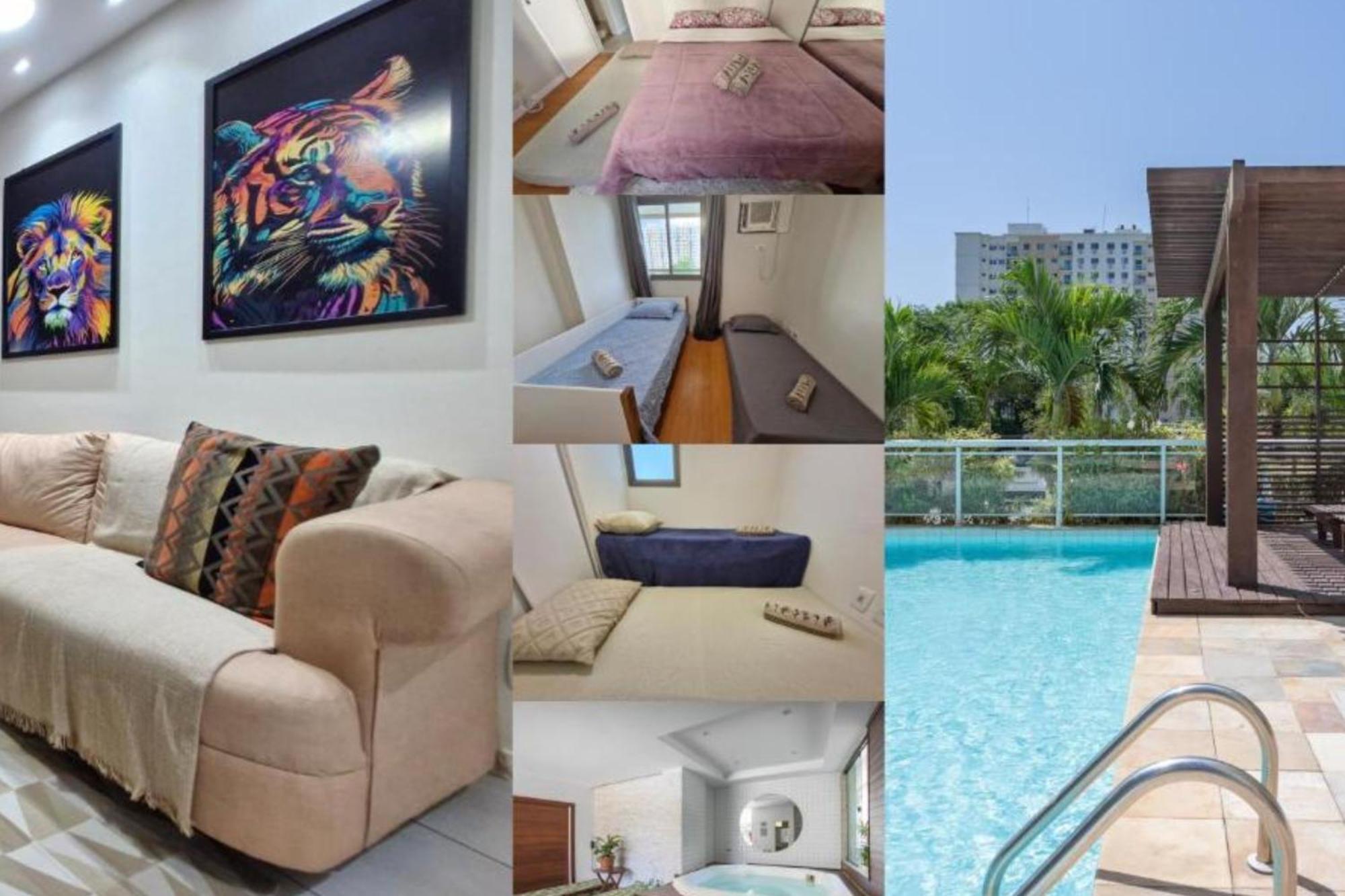 Appartement Barra Olimpico, Farmasi Arena, Rock In Rio, Parque Olimpico A Pe, Rio Centro, 2 Quartos Com Estacionamento, Portaria 24h, Piscina, Sauna E Parquinho Infantil - Ar Condicionado Sala E Quartos, Tv Com Streaming, Wi-fi 500 Mbps